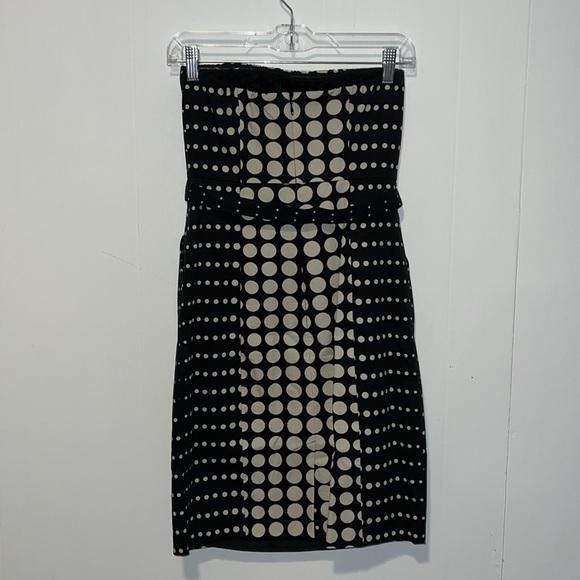 NWT The Limited Polka Dot Sleeveless Mini Dress With Belt 19 - Picture 2 of 7